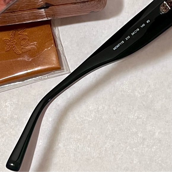 MCM 54mm Rectangular Sunglasses with Case/Cloth Brown/Cognac - Picture 9 of 13